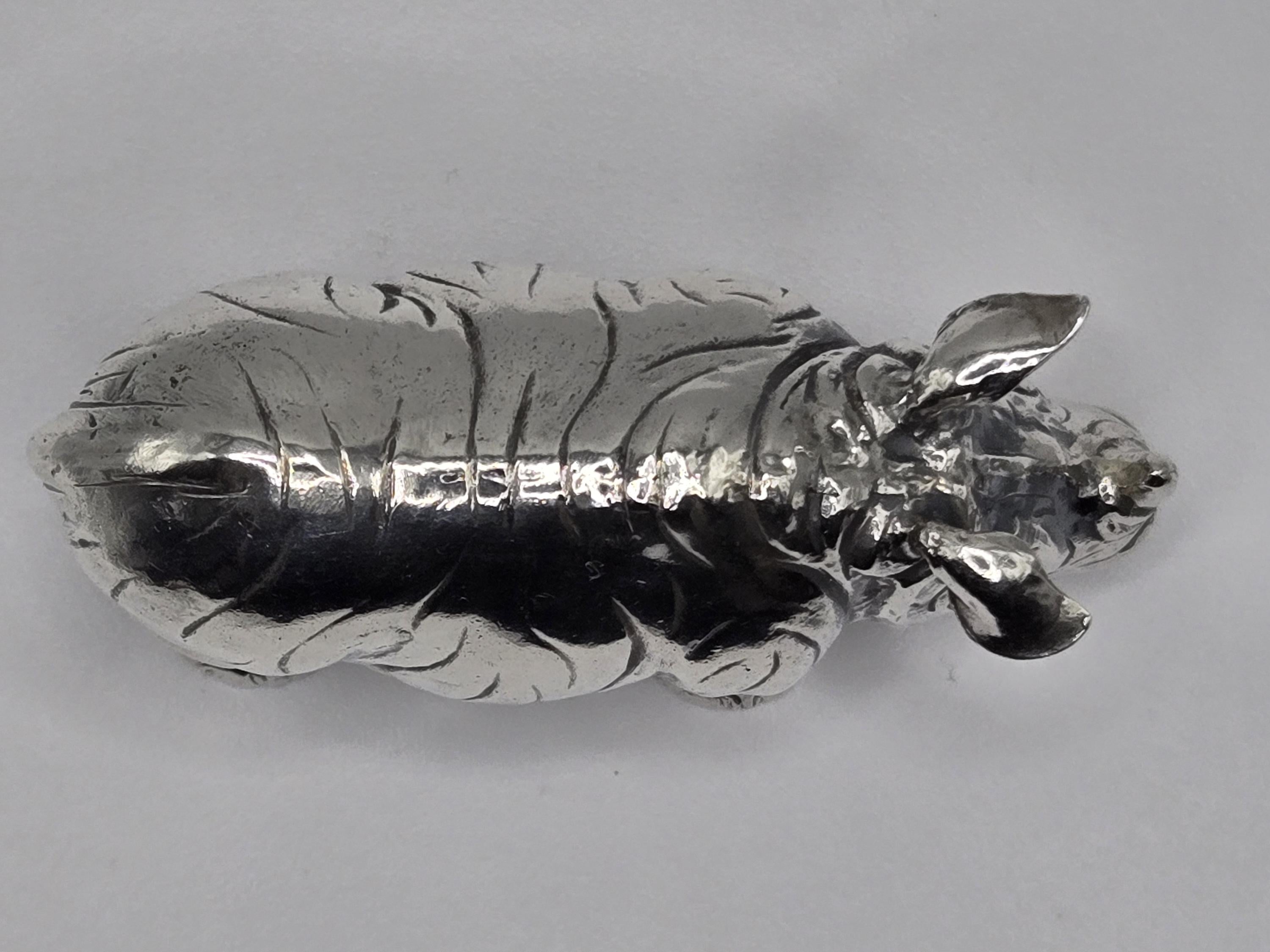 Buccellati Rhinoceros 925 Sterling Silver Figurine ITALY Handmade
